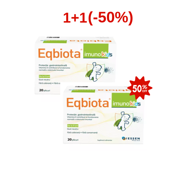 Eqbiota Imuno Kids, Nr 20 1+ 1( a doua la -50%)