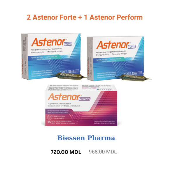 2 Astenor Forte + 1 Astenor Perform