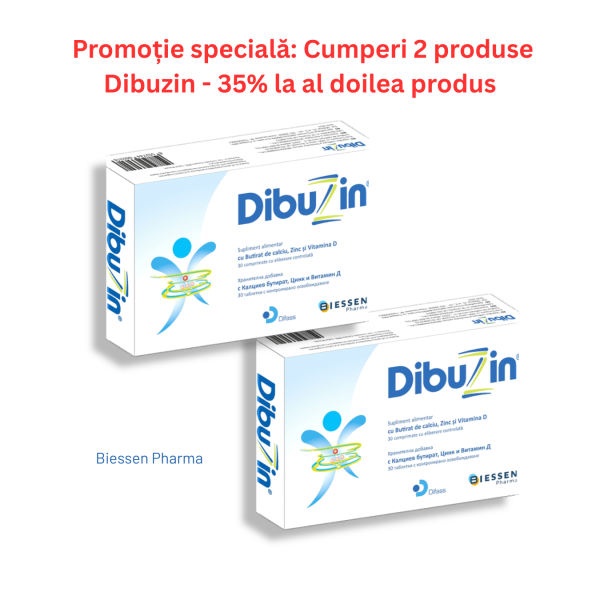  Vitamine si suplimente - Dibuzin, Nr 30  1+1(-35% la a doua cutie)