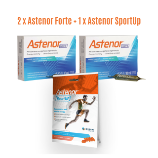 2 Astenor Forte + 1 Astenor SportUP