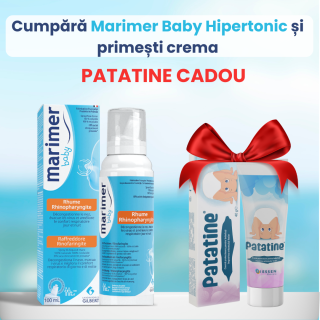 Marimer Baby Hipertonic 2,2%, 100ml + Patatine 40g