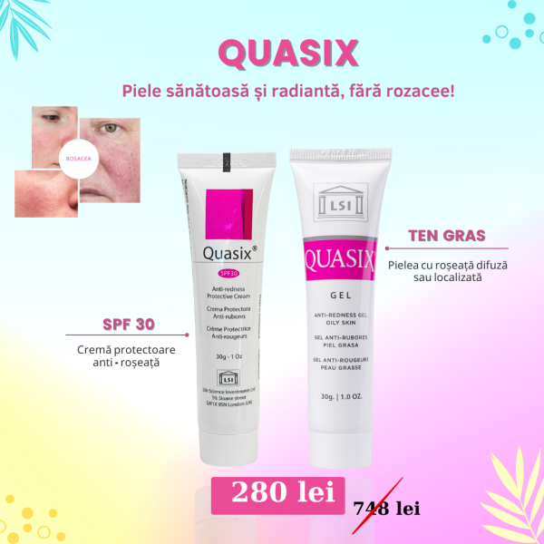QUASIX gel  + Quasix crema SPF 30 