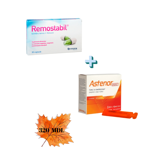  Vitamine si suplimente -  Astenor Energy + Remostabil